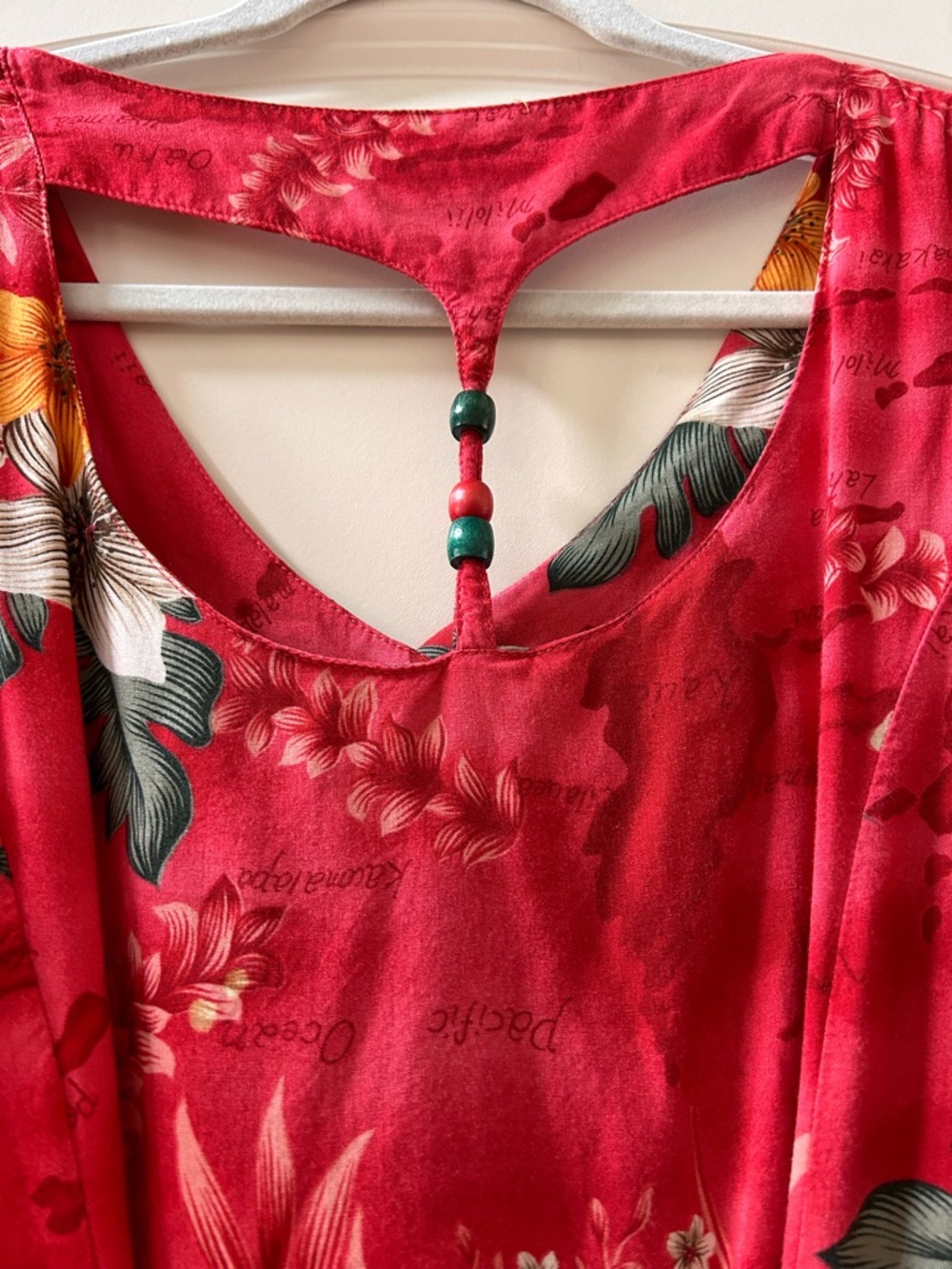 Vintage 90’s California Krush maxi floral Tropical Maximalist Dress. Vacation. - Picture 5 of 9